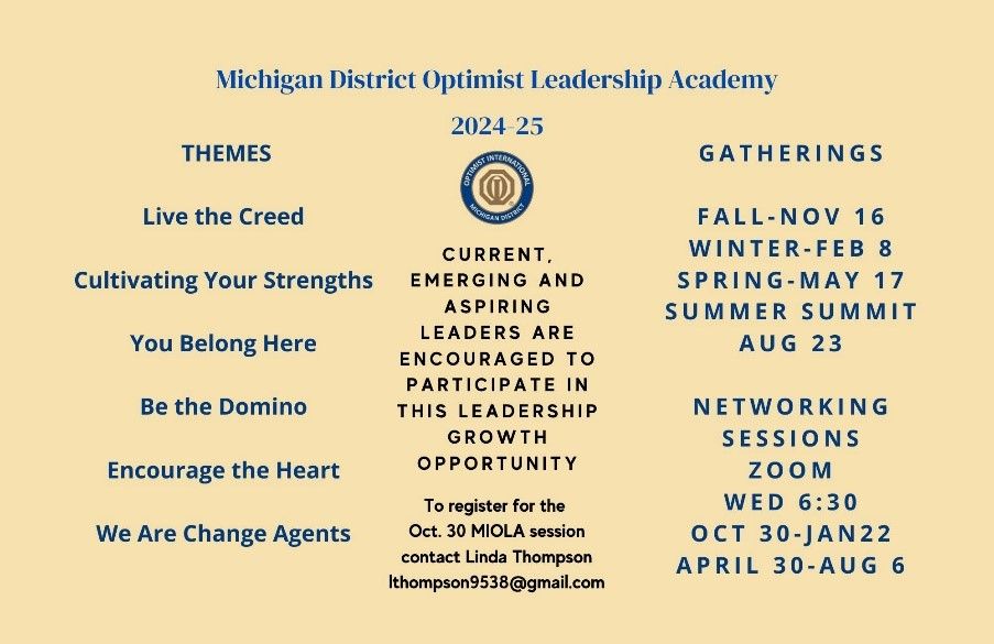 Join the 2024-25 Michigan Optimist Leadership Academy Kick-Off Event 1 index.php?gf download=2024%2F10%2FMIOLA Calendar 24 25