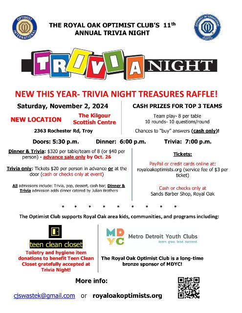 Join the Fun at the Royal Oak Optimist Club’s 11th Annual Trivia Night! 1 index.php?gf download=2024%2F10%2Foptimisttriviaposter 2024 final