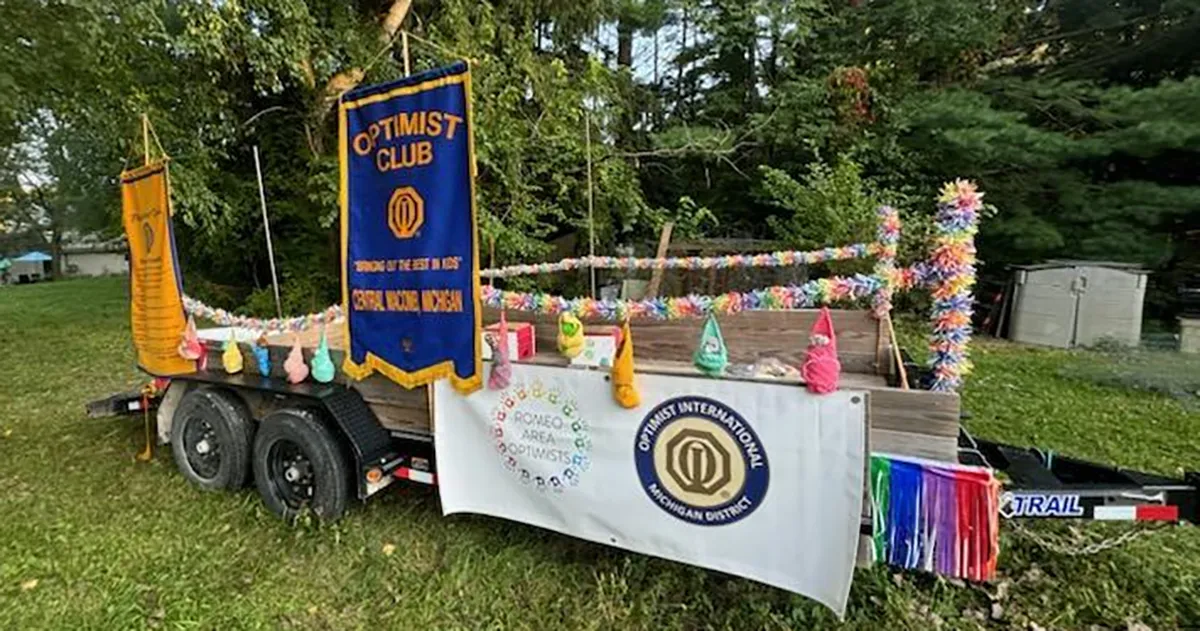 Romeo Optimist Club Float