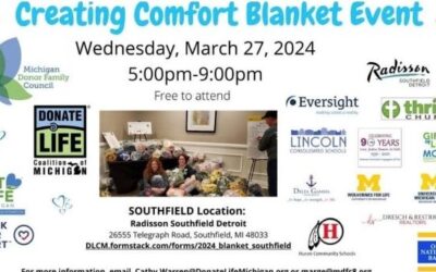 Annual Creating Comfort Blanket Event