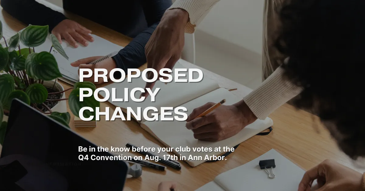 Proposed Policy Changes 23-24