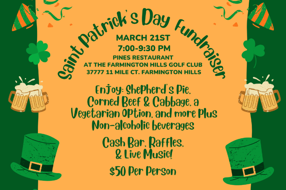 saint patricks day fundraiser flyers