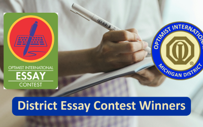 District Essay Contest Winners Honored at Spring District Gathering