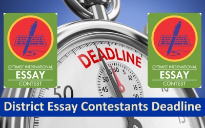 District Essay Contest Winner Submission Deadline Approaching – February 28, 2025