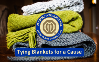 Brighter Days Optimist Club Brings Comfort to Safeplace of Battle Creek with Fleece Blankets