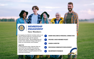 Welcome Aboard: Optimist Club’s New Member Engagement Guide