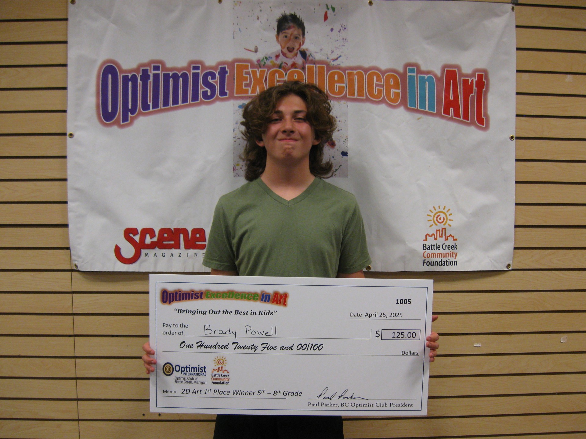 Celebrating Creativity: The 2025 Battle Creek Optimist Club Excellence in Art Competition – By the Numbers and Beyond 5 thumbnail 2025 24 opt art win brady