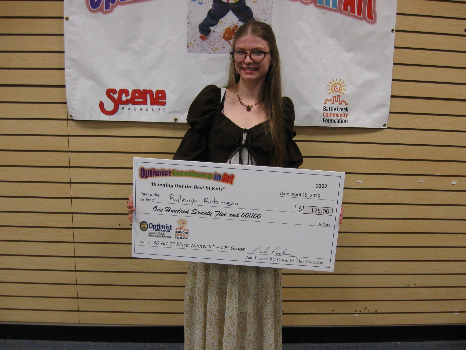 Celebrating Creativity: The 2025 Battle Creek Optimist Club Excellence in Art Competition – By the Numbers and Beyond 6 thumbnail 2025 31 opt art win ryleigh